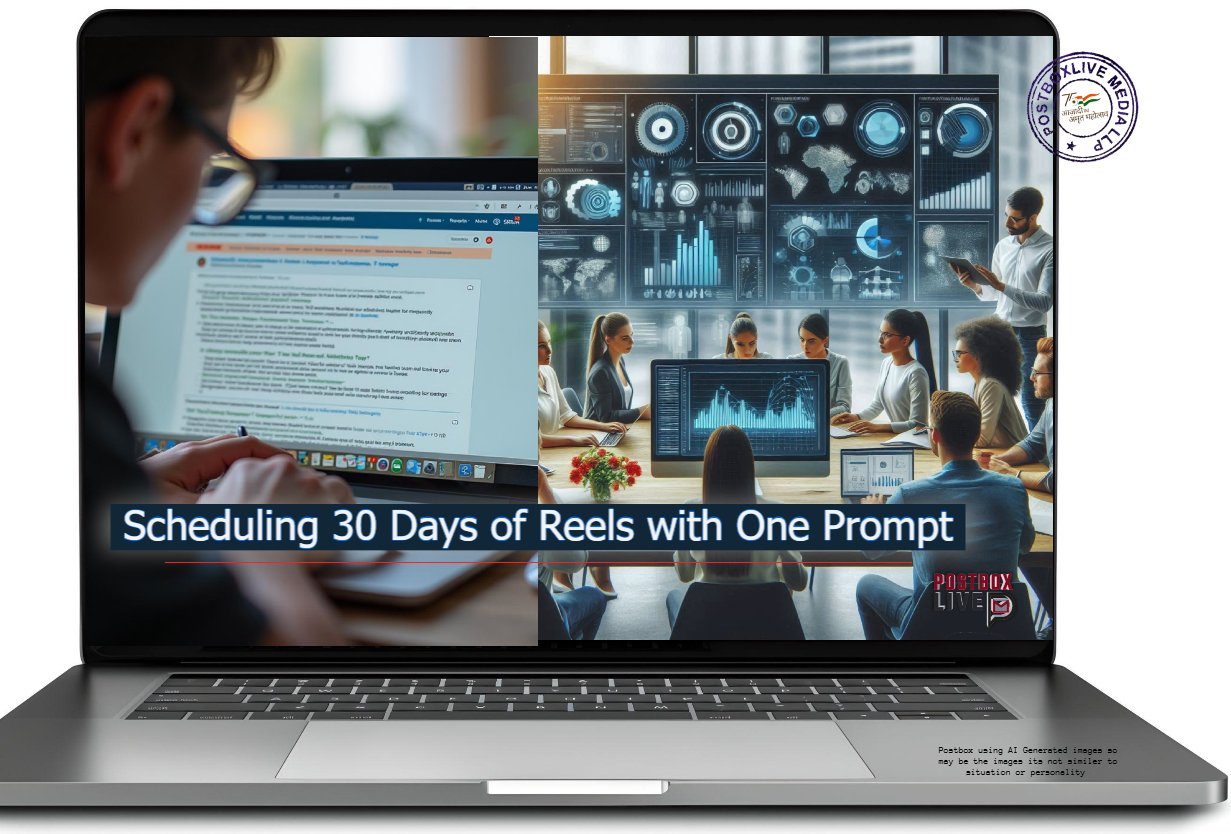 Scheduling 30 Days of Reels with One Prompt
