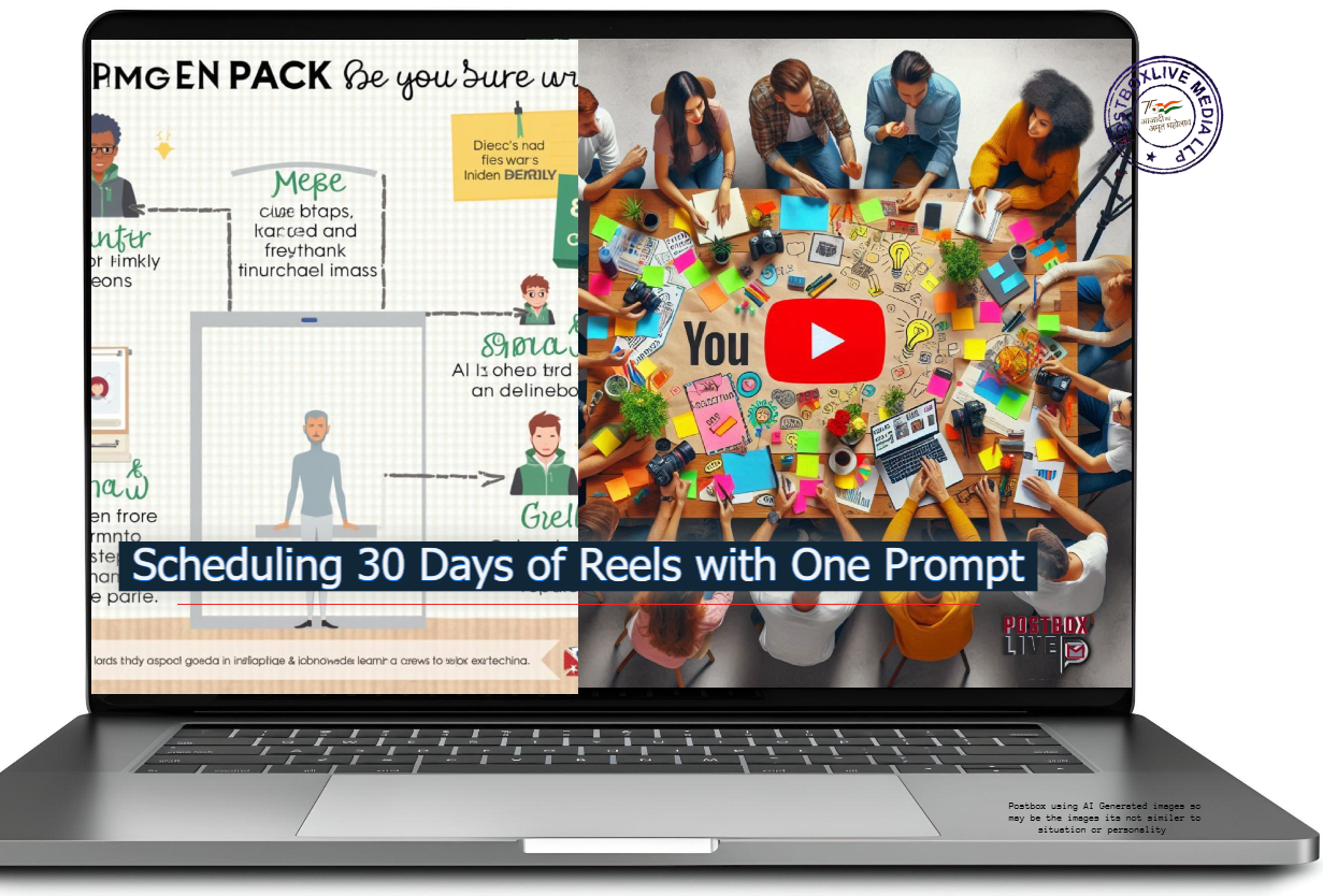 Scheduling 30 Days of Reels with One Prompt