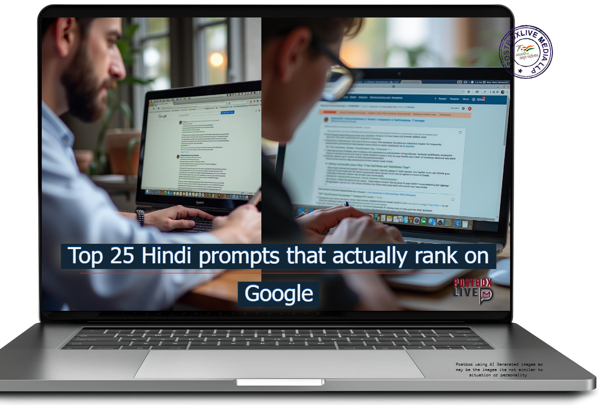 Top 25 Hindi prompts that actually rank on Google