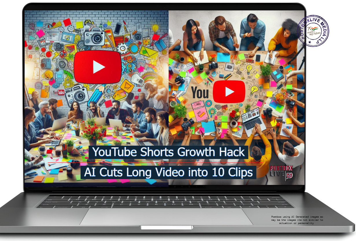YouTube Shorts Growth Hack: AI Cuts Long Video into 10 Clips