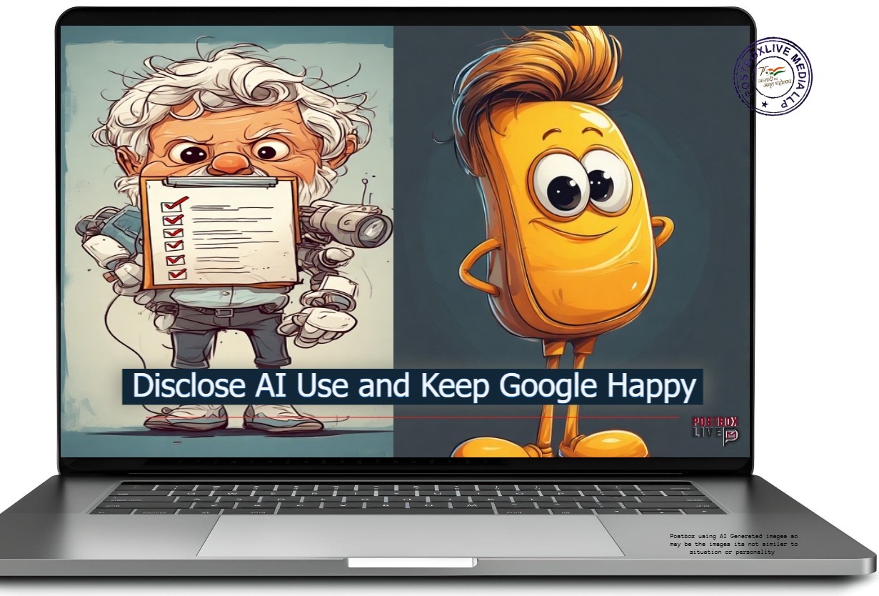 Disclose AI Use and Keep Google Happy