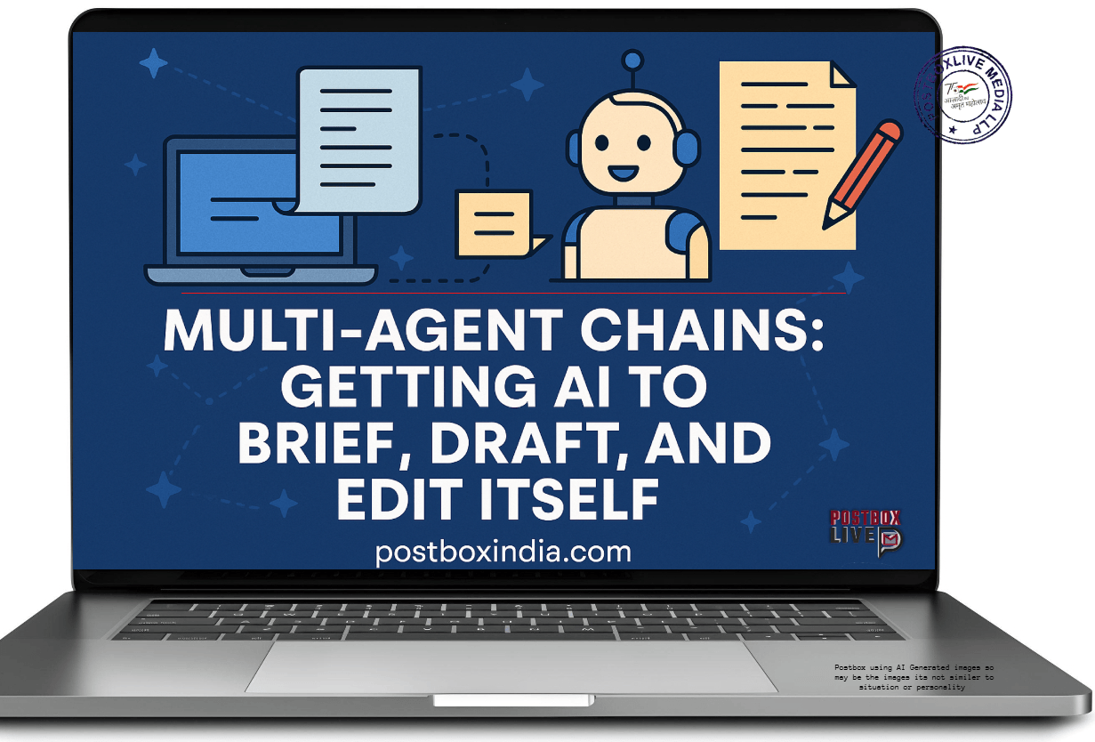 Multi-agent Chains: Getting AI to Brief, Draft, and Edit Itself