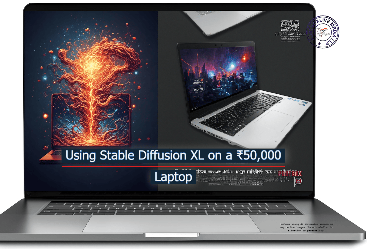 Using Stable Diffusion XL on a ₹50,000 Laptop